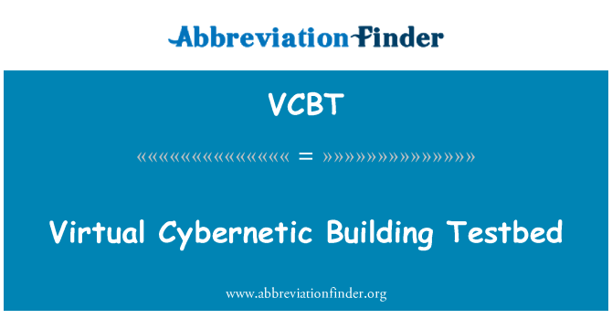 VCBT: ساختمان Cybernetic مجازی Testbed