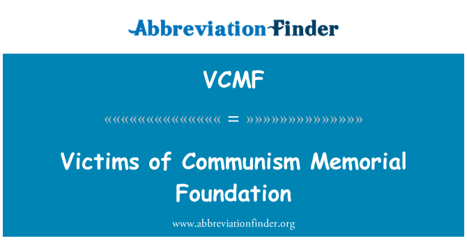 VCMF: Viktim nan sistèm kominis memoryal fondasyon