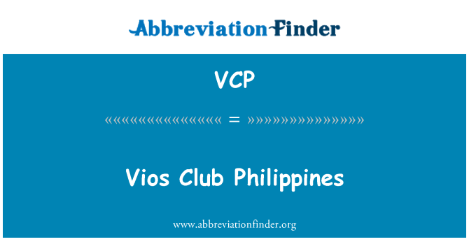 VCP: VIOS Club Philippines