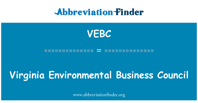 VEBC: Virginia Umwelt Business Council