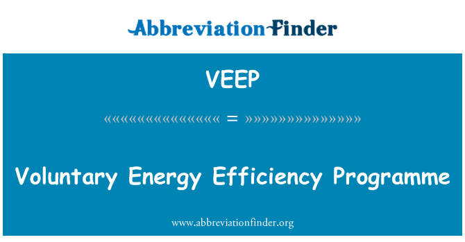 VEEP: Program efisiensi energi sukarela
