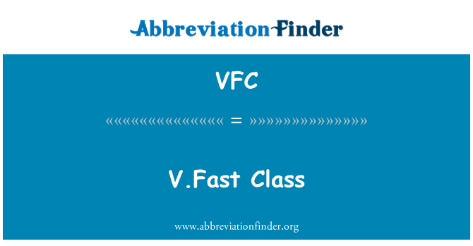 VFC: V.Fast kelas