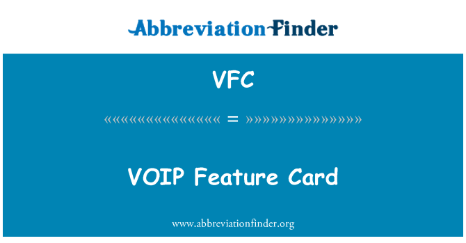 VFC: VOIP mak kat