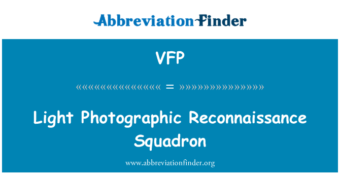 VFP: Light Photographic Reconnaissance Squadron
