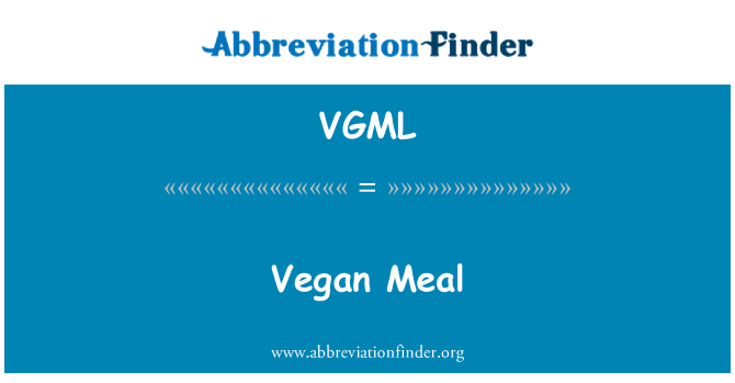 VGML: Vegan måltid