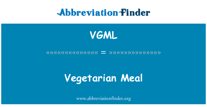 VGML: Menjar vegetarià