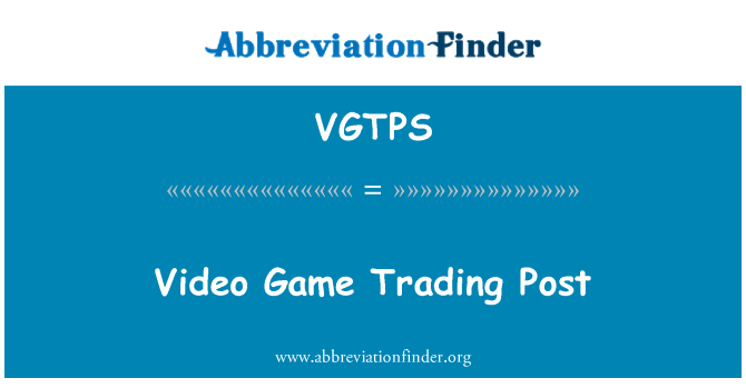VGTPS: Magazen komès videyo jwèt