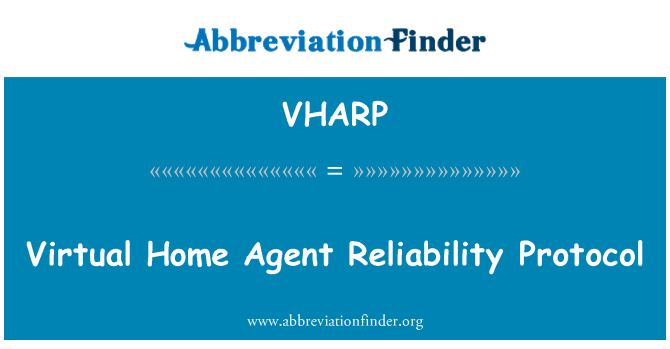 VHARP: 虛擬的家鄉代理可靠性協定