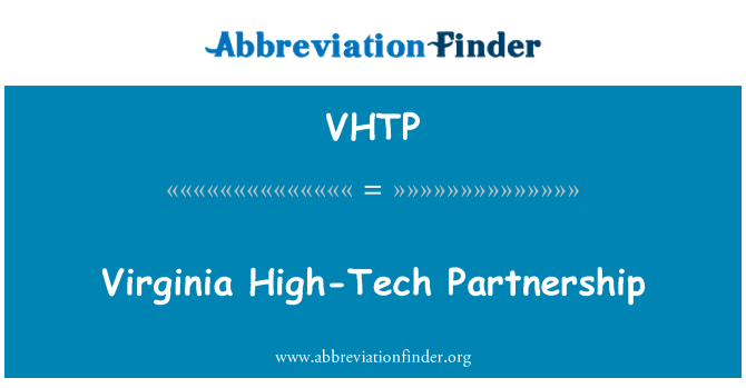 VHTP: Virginia High-Tech partnerství