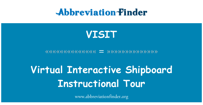 VISIT: Virtual Tour didattico bordo interattivo