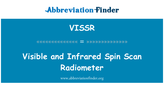 VISSR: Ορατή και υπέρυθρη Spin σάρωση Radiometer