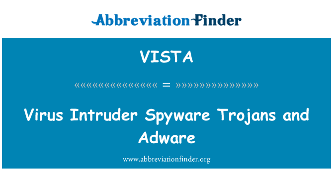 VISTA: Virus intrús Trojans de Spyware i Adware