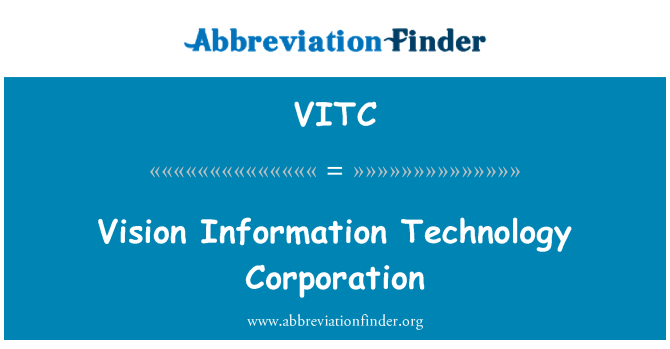 VITC: Vizyon enfòmasyon teknoloji Corporation