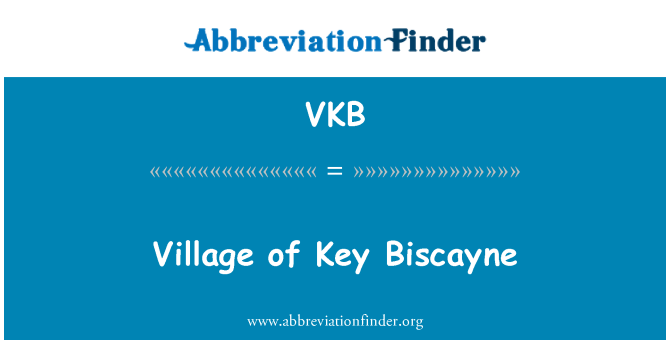 VKB: Obec Key Biscayne