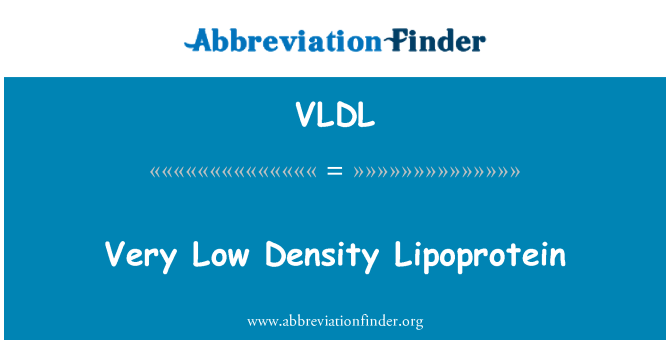 VLDL: Dansite trè ba Lipoprotéine