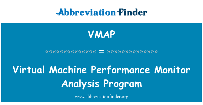 VMAP: Virtuālā mašīna Performance Monitor analīzes programma