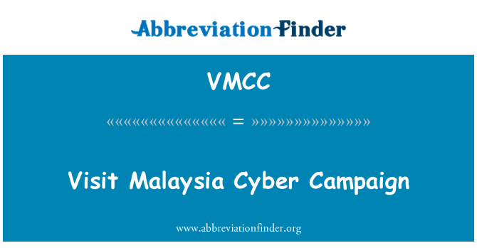 VMCC: Visit Malaysia Cyber Campaign