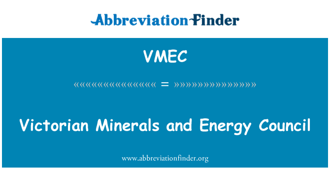 VMEC: Victoriaanse mineralen en energie