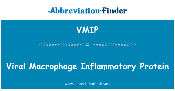 VMIP: پروتئین های التهابی ماکروفاژها ویروسی