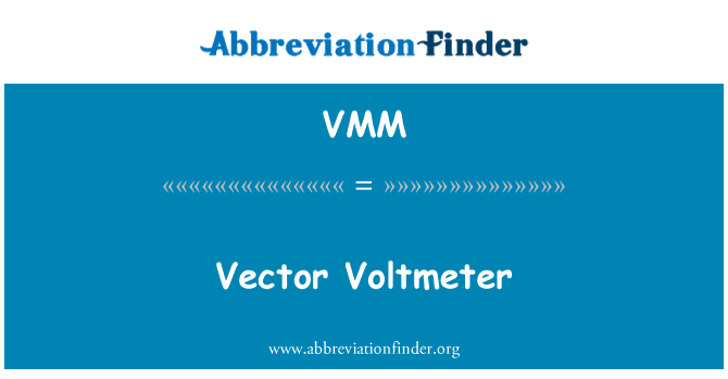 VMM: Vektor-Voltmeter