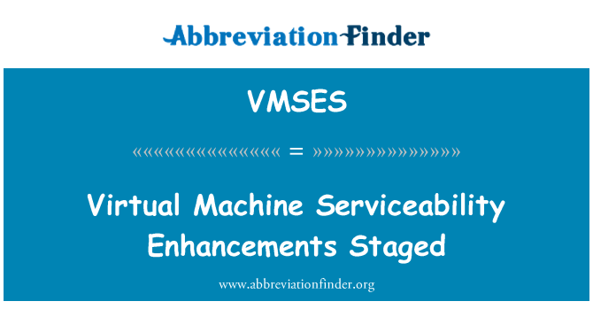 VMSES: Rhith beiriant mhrosesau gwelliannau fesul cam