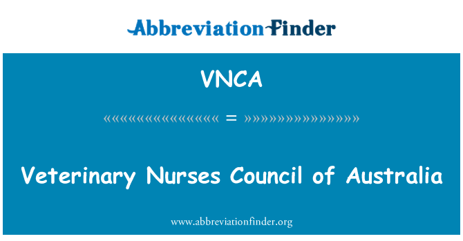 VNCA: Veterinārās medicīnas māsu padome Austrālijā