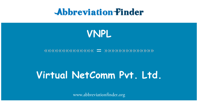 VNPL: Wirtualne NetComm Pvt. Ltd.