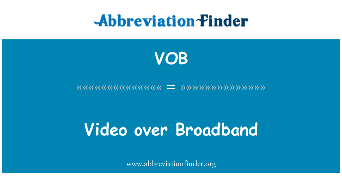 VOB: Videyo sou à