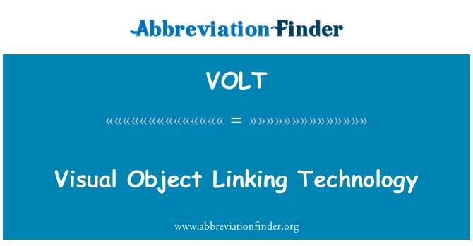 VOLT: Tecnología de enlaces de objeto visual