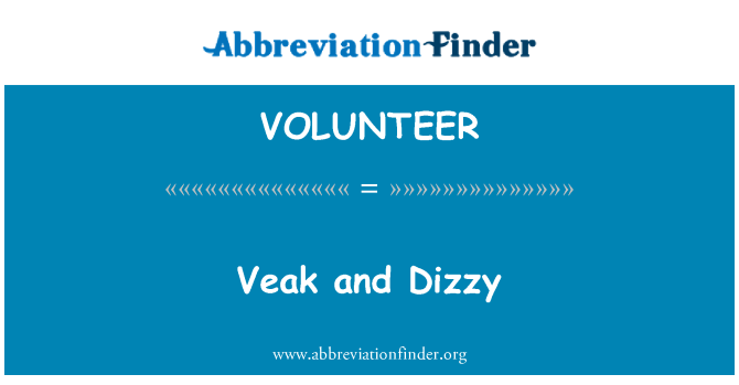VOLUNTEER: Veak Et wè tou nwa