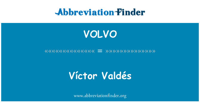 VOLVO: Víctor Valdés