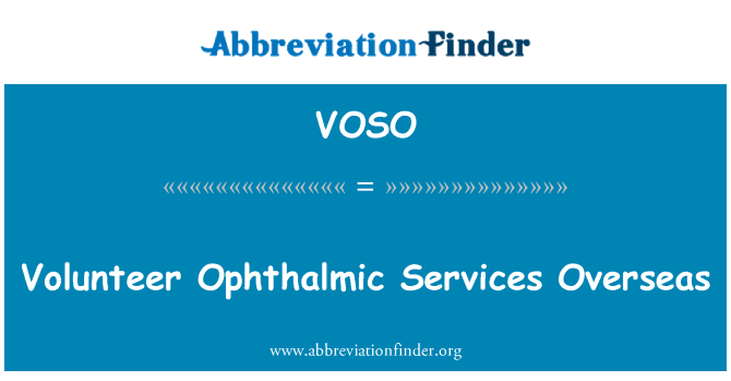 VOSO: Volontè Ophtalmologie sèvis lòt bò dlo