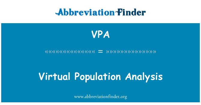 VPA: Analiz virtuel lane