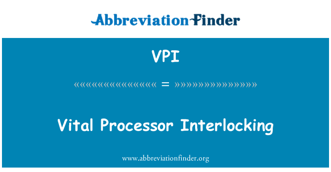 VPI: Plethu prosesydd hanfodol