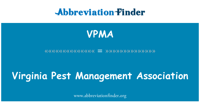 VPMA: Virginia Pest Management Association