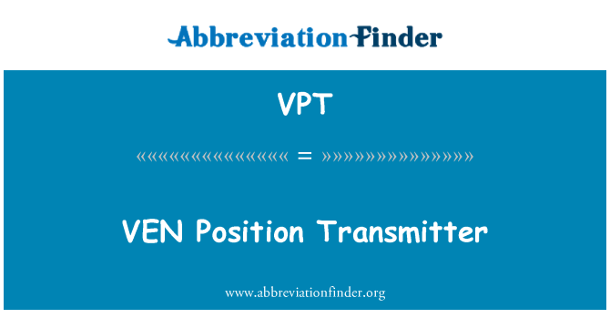 VPT: VEN pozisyon transmetè