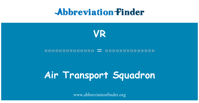 VR: Escadrila de Transport aerian