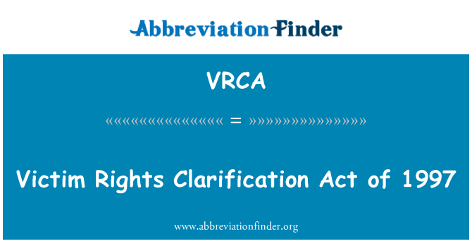 VRCA: Uhri oikeuksien selvitystä vuoden 1997