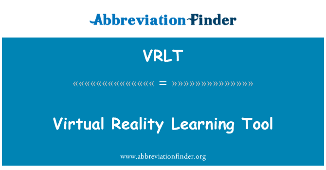 VRLT: Virtuell verklighet lärande verktyg