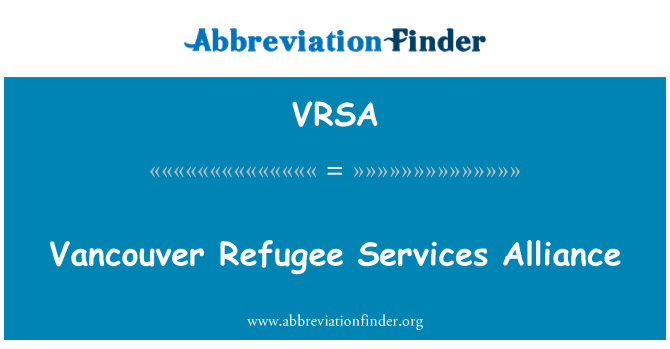 VRSA: Vancouver pagulaste teenused alliansi