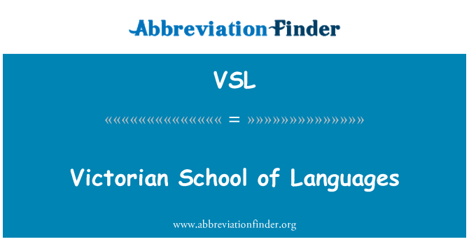 VSL: Victorianske School for sprog
