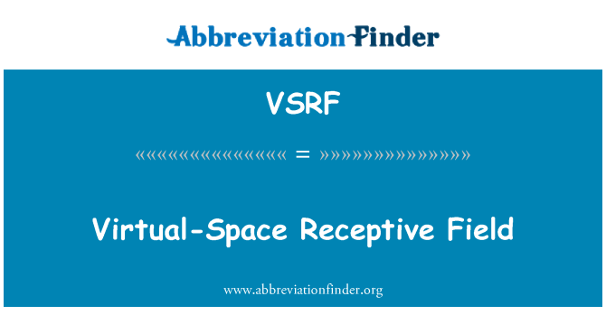 VSRF: Virtualni prostor receptivna polja