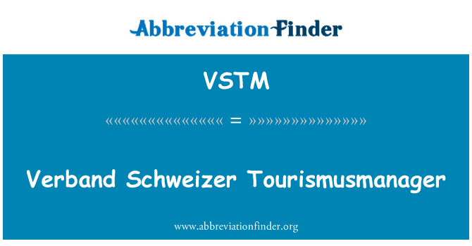 VSTM: 단체 슈바이처 Tourismusmanager