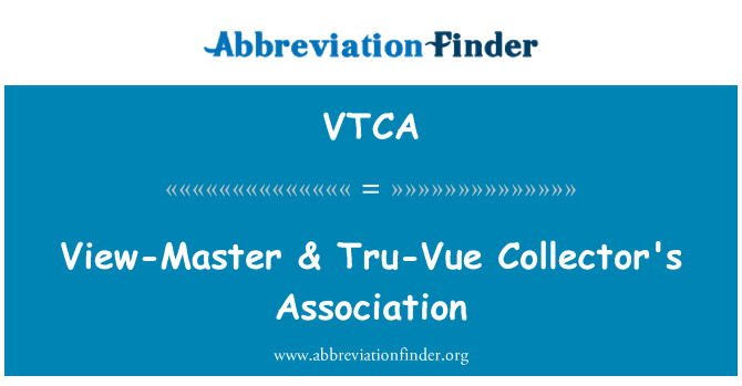 VTCA: Vezi-Master & Tru-Vue Collector's Association