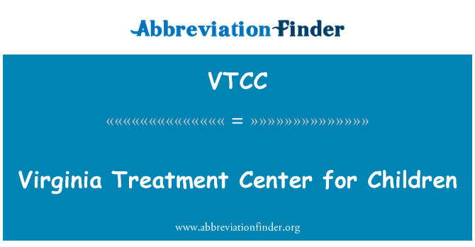 VTCC: Virginia centro de tratamiento para los niños