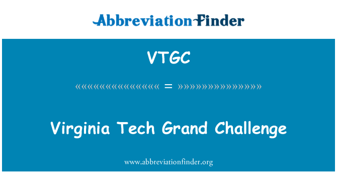 VTGC: Virginia Tech Grand thách thức