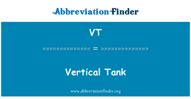 VT: Tank vertikali