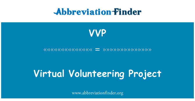 VVP: Proyecto Voluntariado virtual