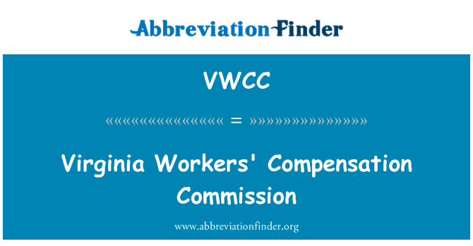VWCC: لجنة تعويض العمال في ولاية فرجينيا