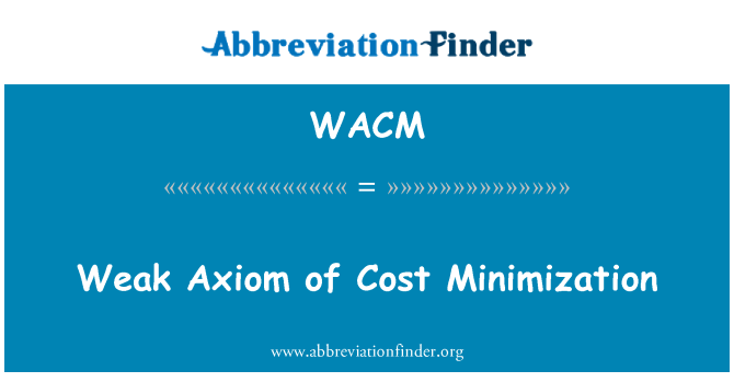 WACM: O Axiom de Réduction konbinazon